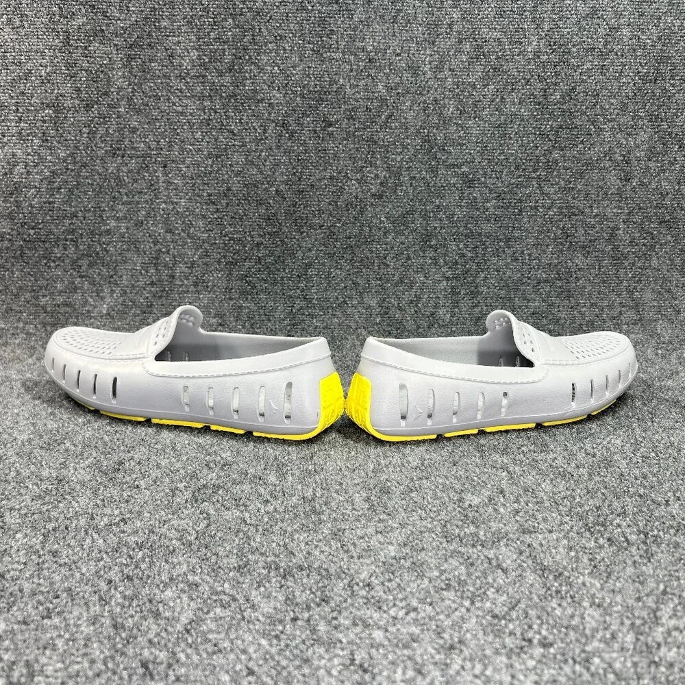 Floaters Country Club 4.0 Driving Loafers Men's Size‎ 10 Grey Yellow Waterproof